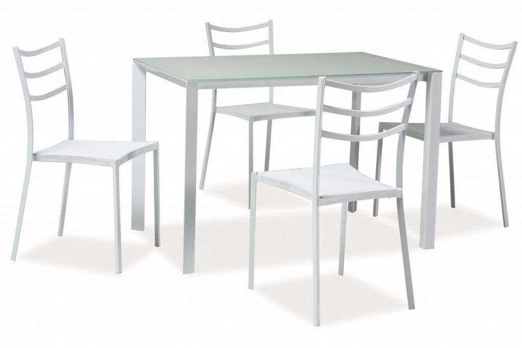 Jedálenský stôl KENDO OLD (stôl + 4 stoličky)