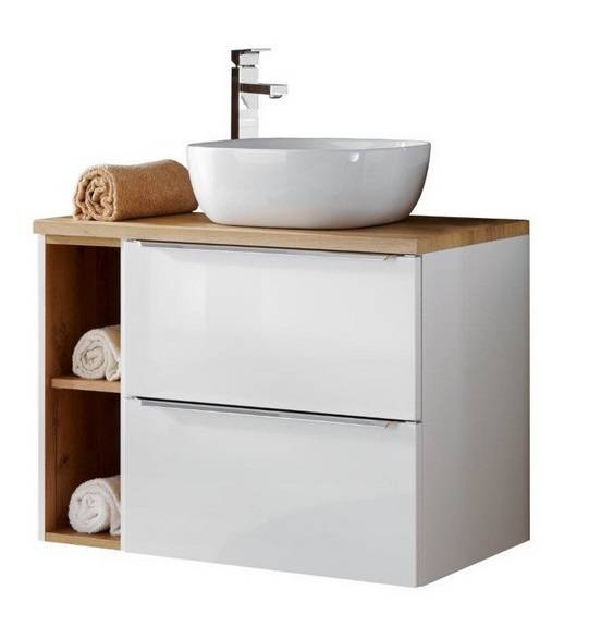 Skrinka do kúpeľne CAPRI WHITE B