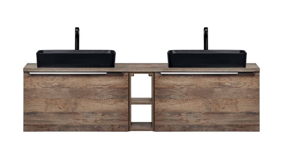 Skrinka do kúpeľne SANTA FE OAK 82-60 B
