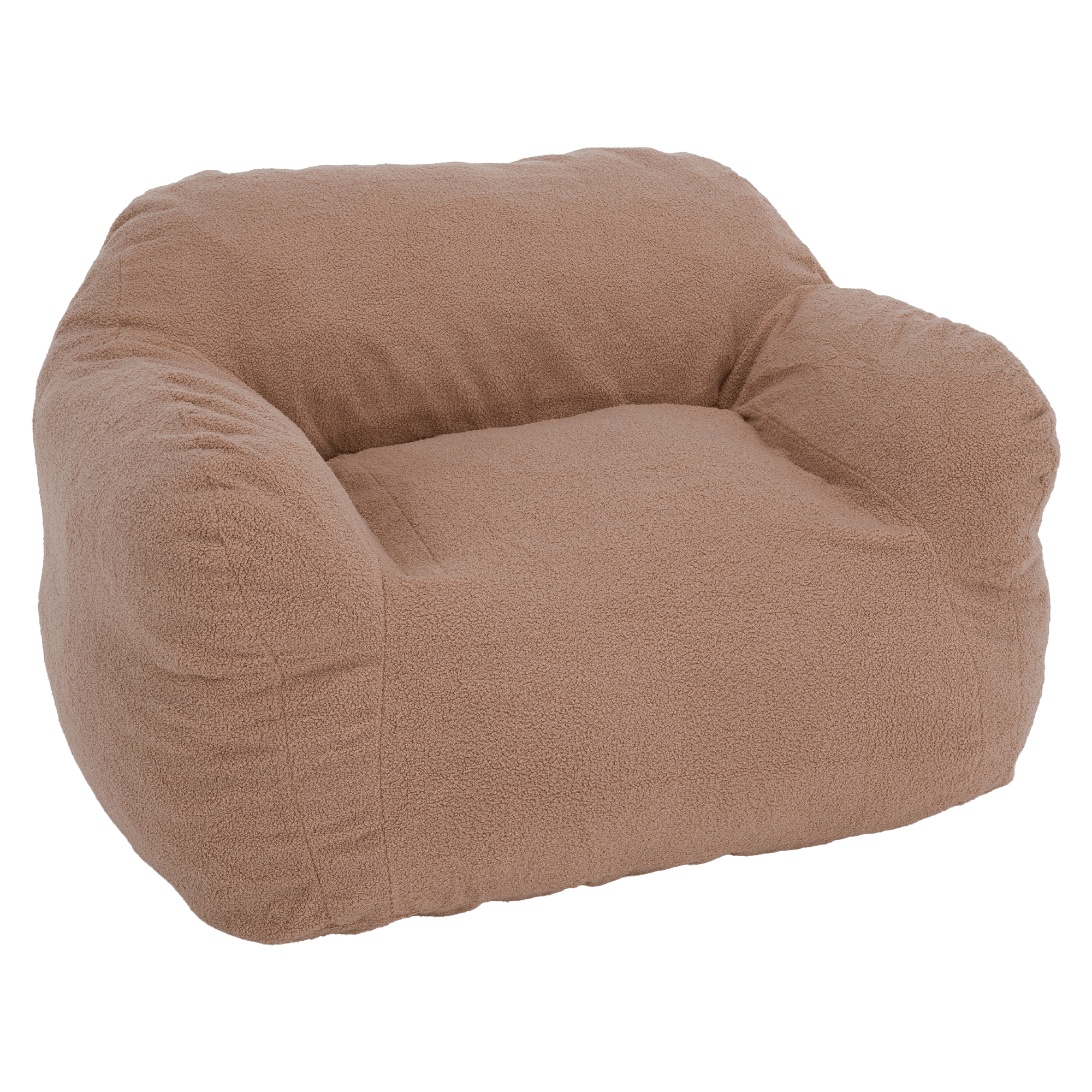 Sedací vak, svetlohnedá, FUFY