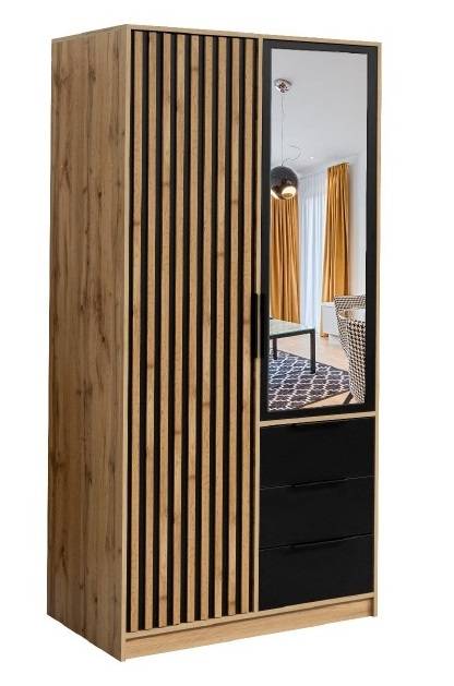 Šatníková skriňa BALI LUX D2