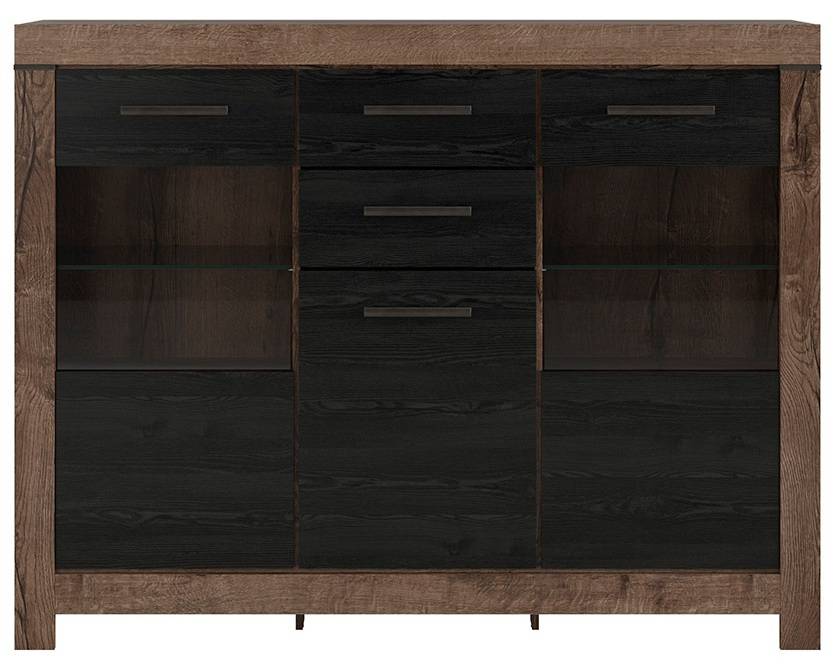 Vitrína BALIN KOM1D2W2S