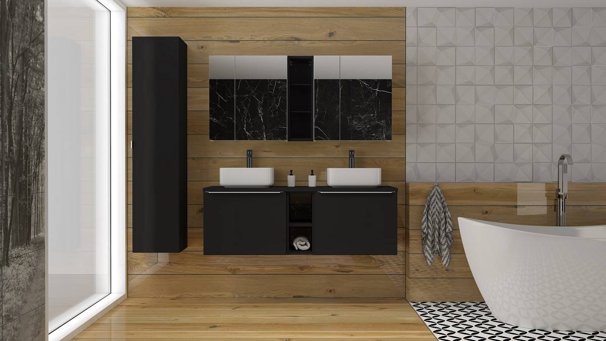 Kúpeľňa SANTA FE BLACK D