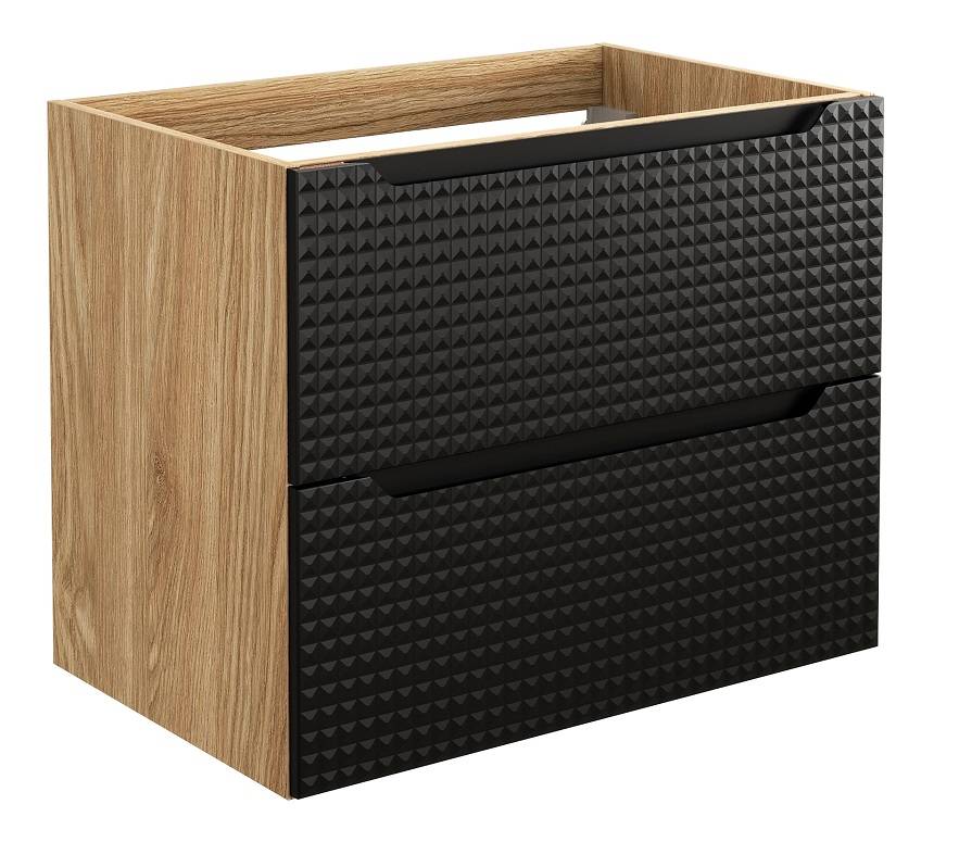 Skrinka do kúpeľne LUXOR BLACK 82-70-2S