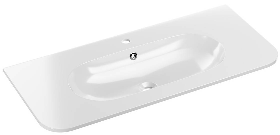 Umývadlo do kúpeľne PURE WHITE 100