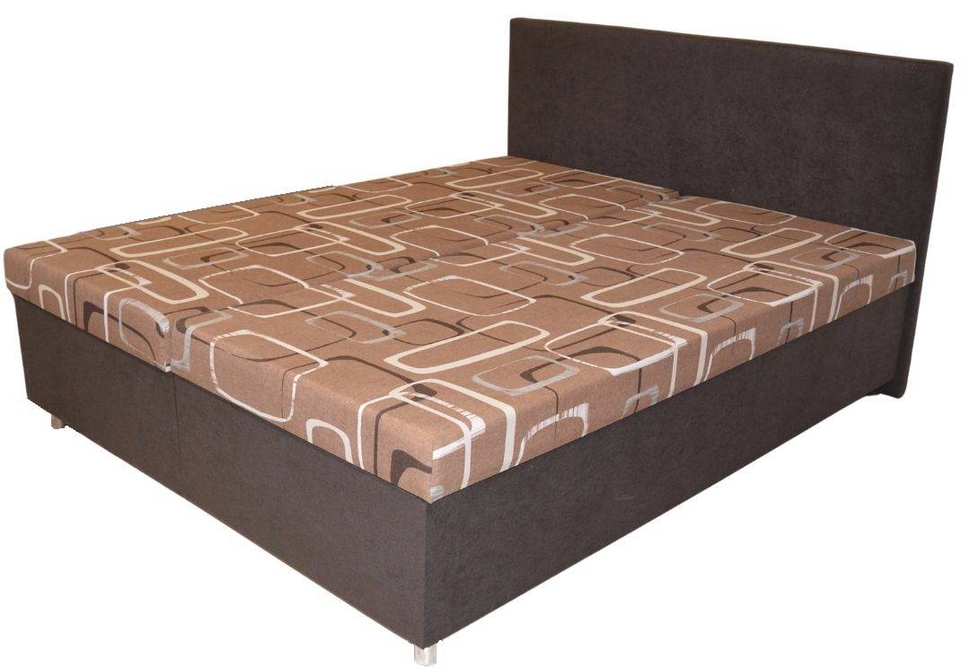 Manželská posteľ 160x200 KAMILA BROWN