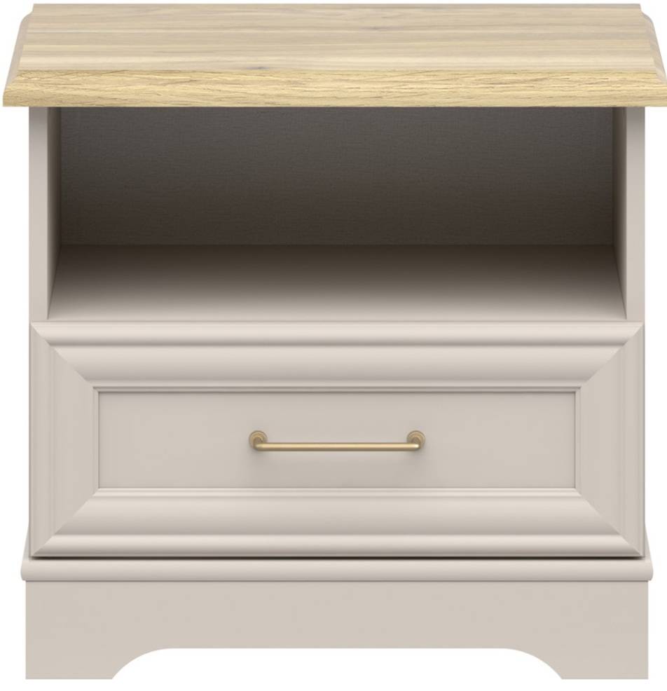 Nočný stolík biely ANGA KOM1S