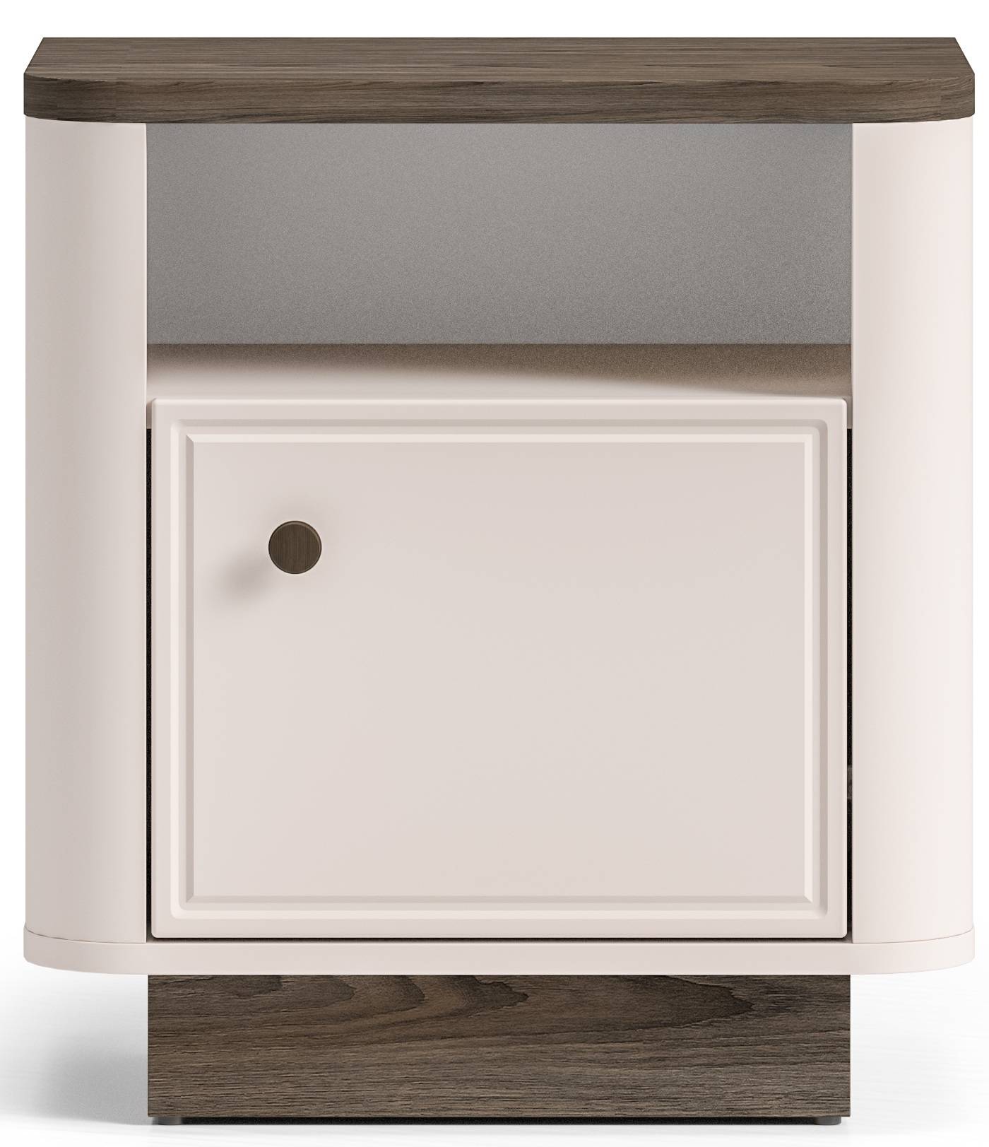 Nočný stolík biely VILAVIO 07