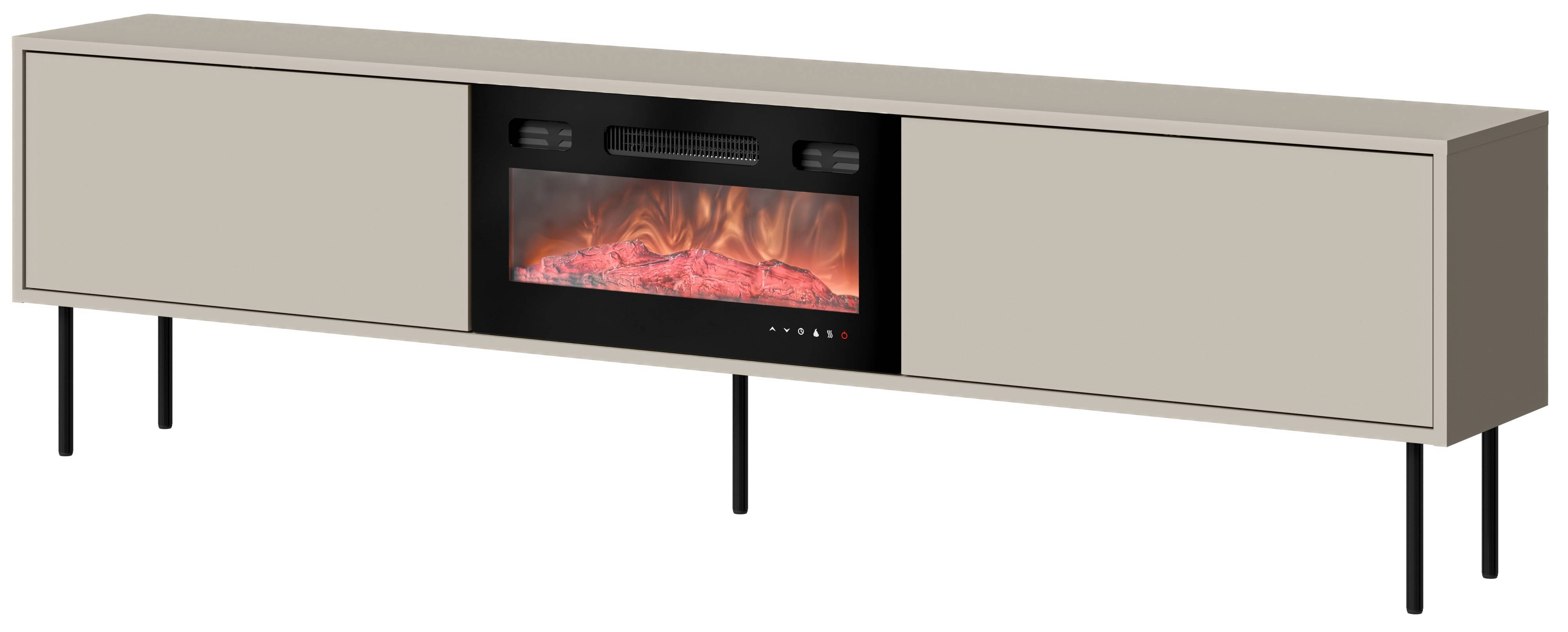 Tv stolík s krbom MASHA EF 200