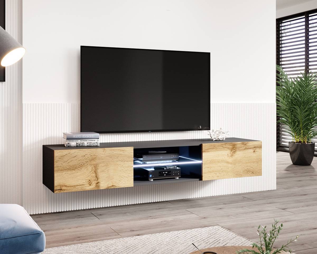 Tv stolík VIGO GLASS 180