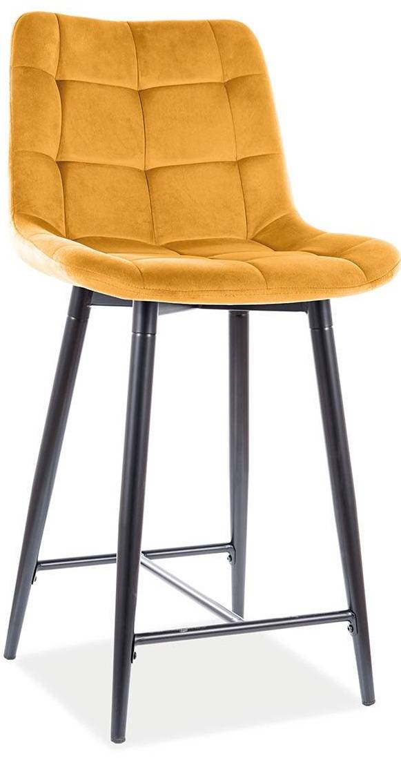 Barová stolička CHIC VELVET H-2