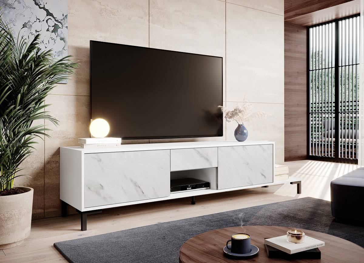 Tv stolík MARMO 2D1S1K