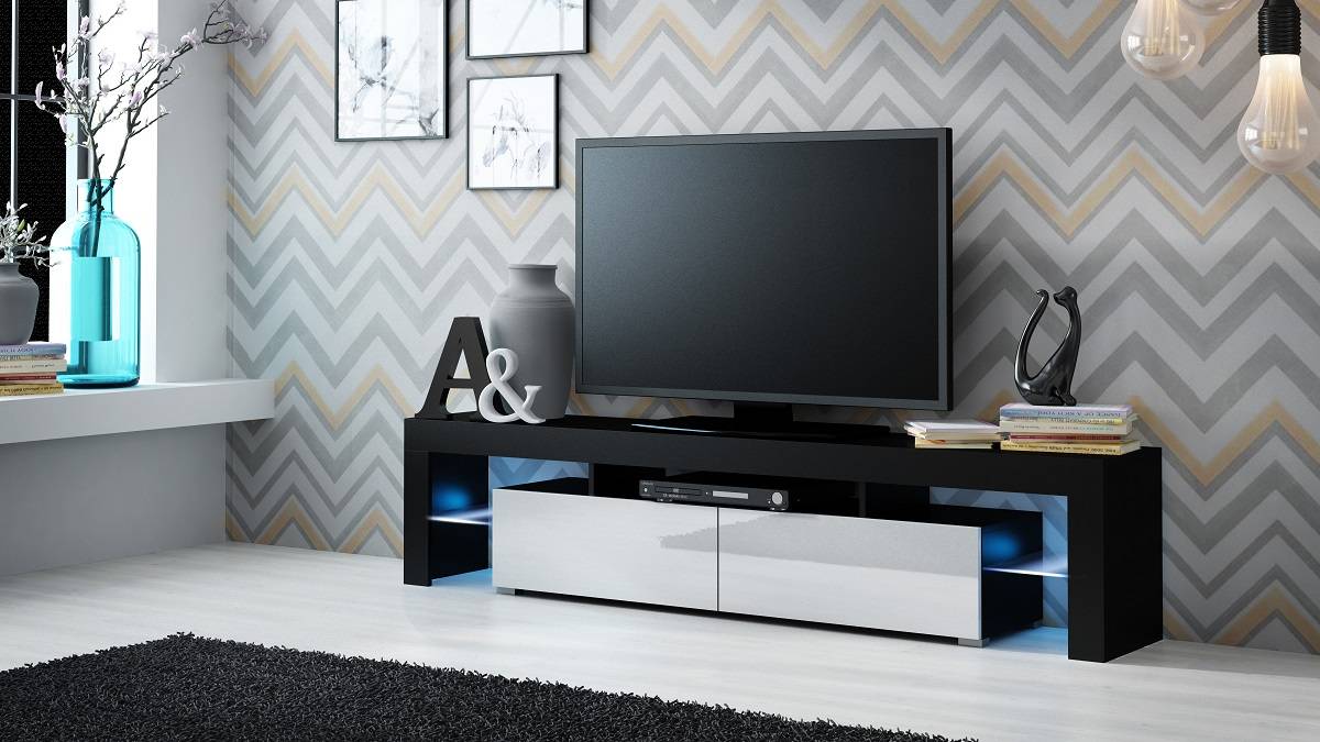 Tv stolík SOLO BLACK