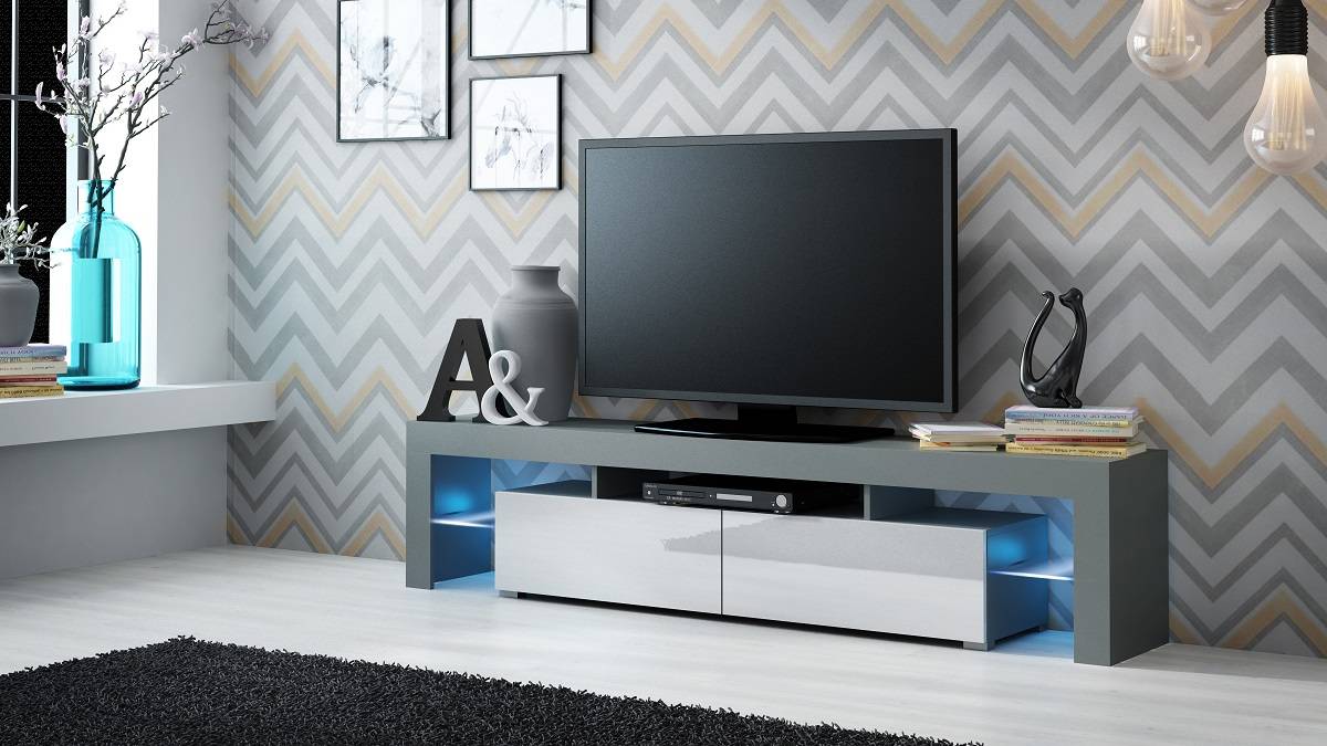 Tv stolík SOLO GREY