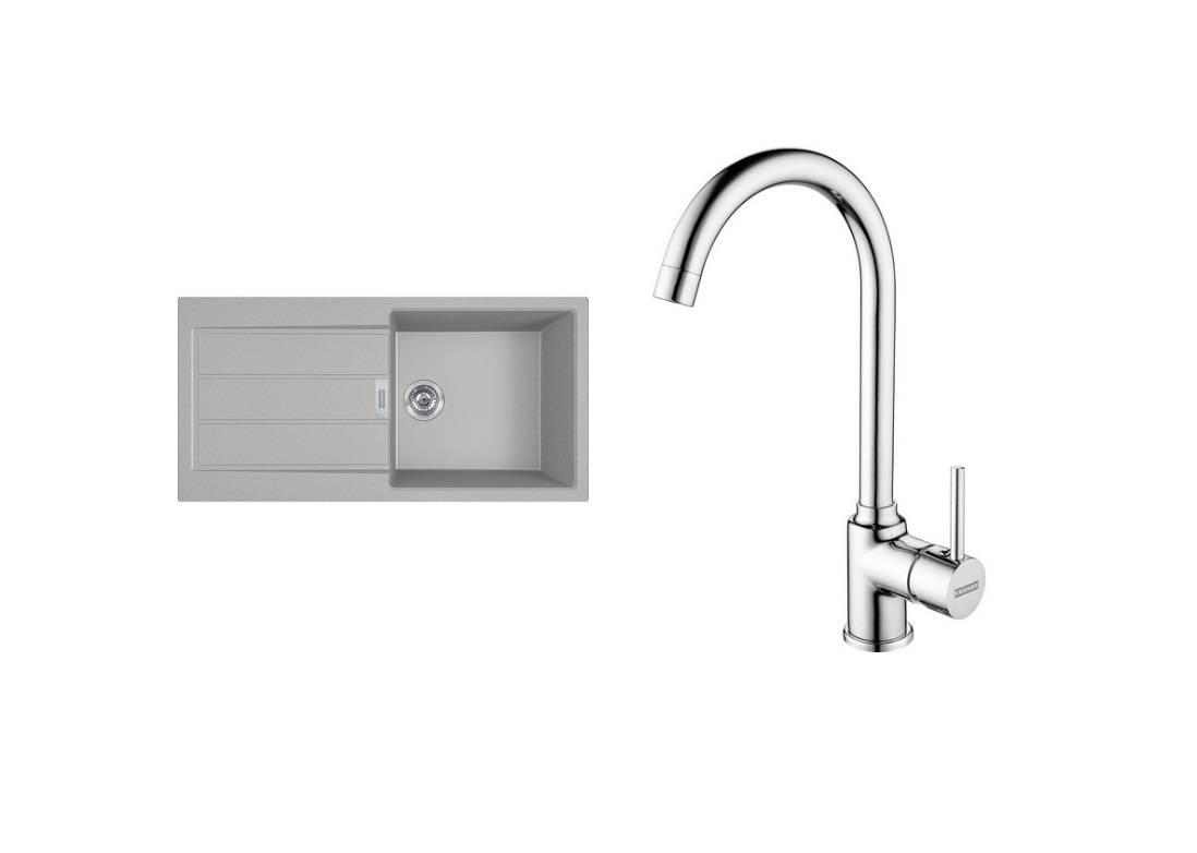 Set kuchynského drezu a batérie T108