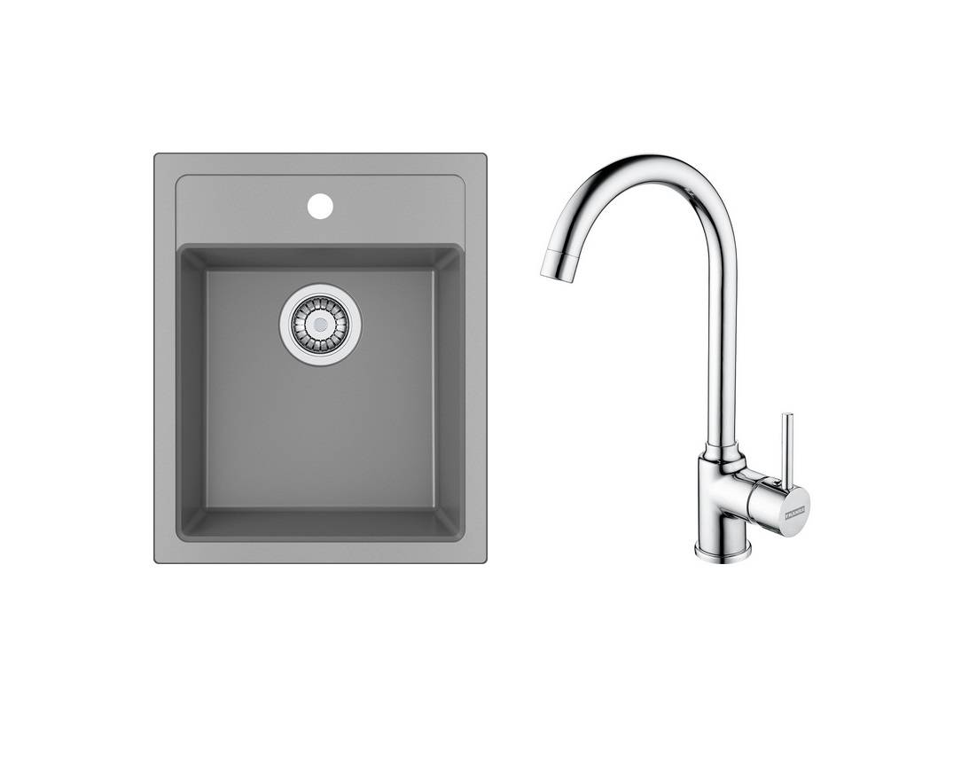 Set kuchynského drezu a batérie T100