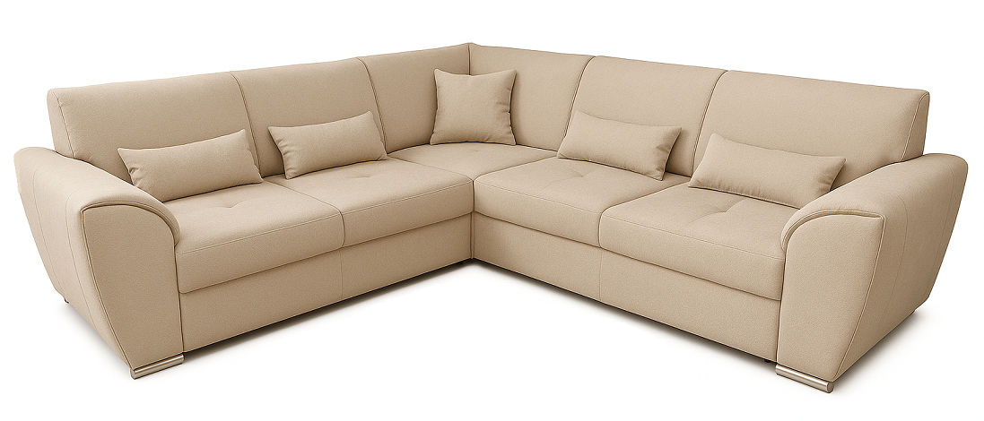 Rohová rozkladacia sedačka ROYAL L+2