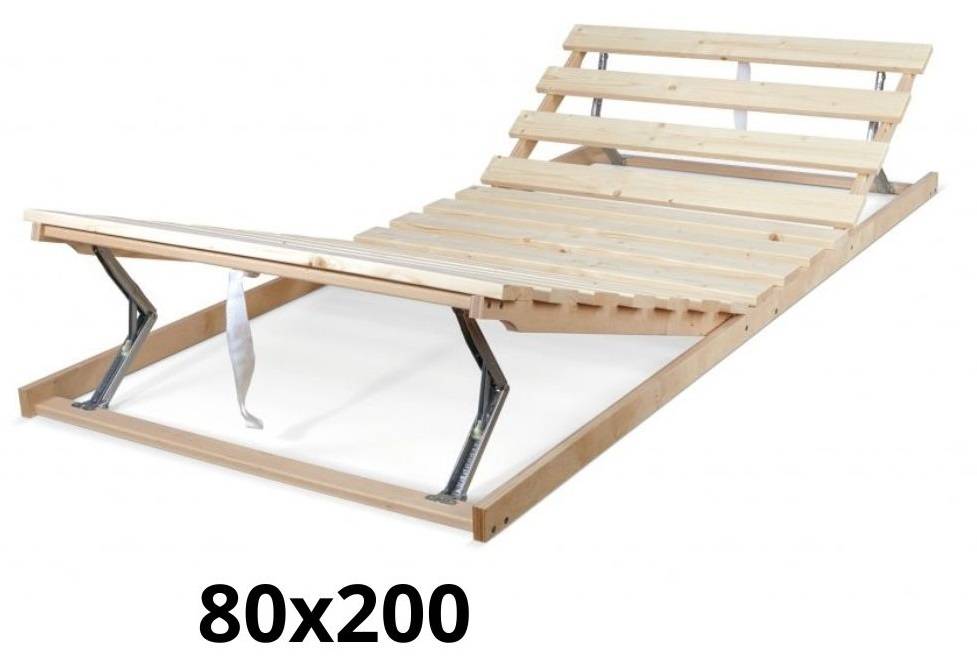 Rošt na posteľ MASIV DOUBLE FLEX