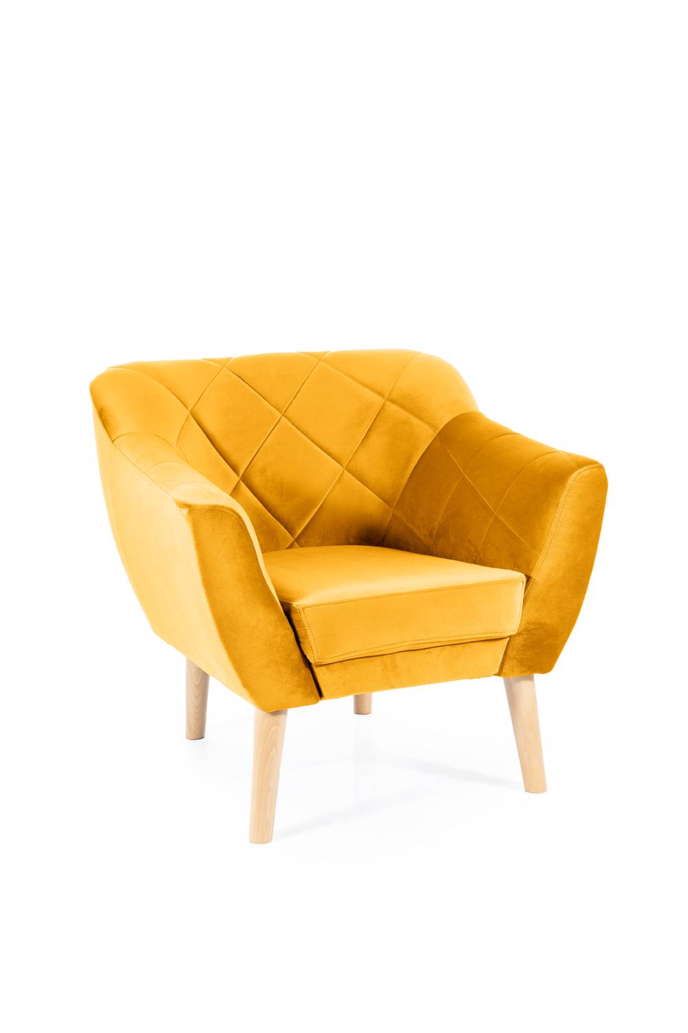 Kreslo do obývačky KARO 1 VELVET BUK