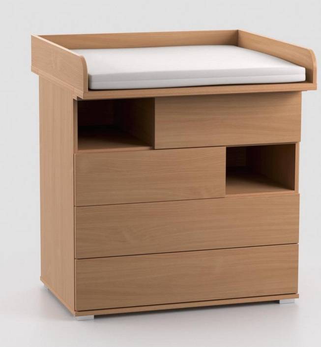 Komoda s prebaľovacím pultom REA MOUSE