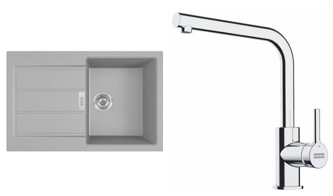 Set kuchynského drezu a batérie T115