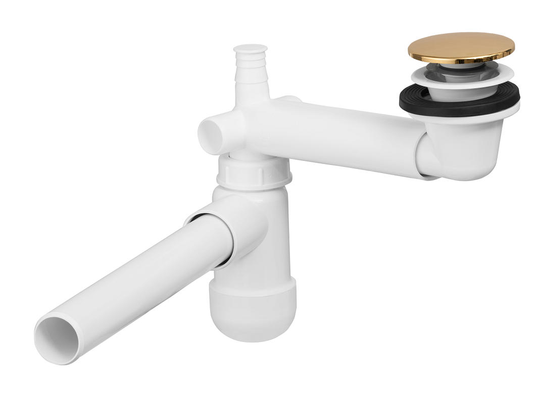 Umývadlový sifón PRELOC 400 s výrezom na šuflík