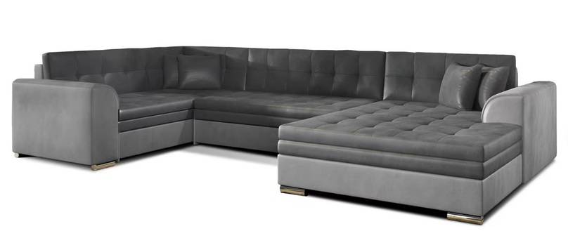 Sedačka v tvare U DAMARIO MONOLITH