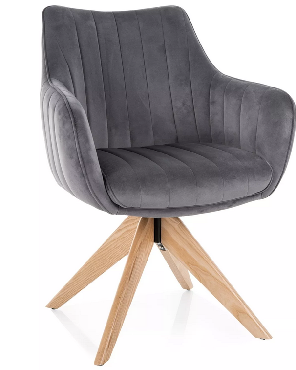 Jedálenská stolička AZALIA D VELVET