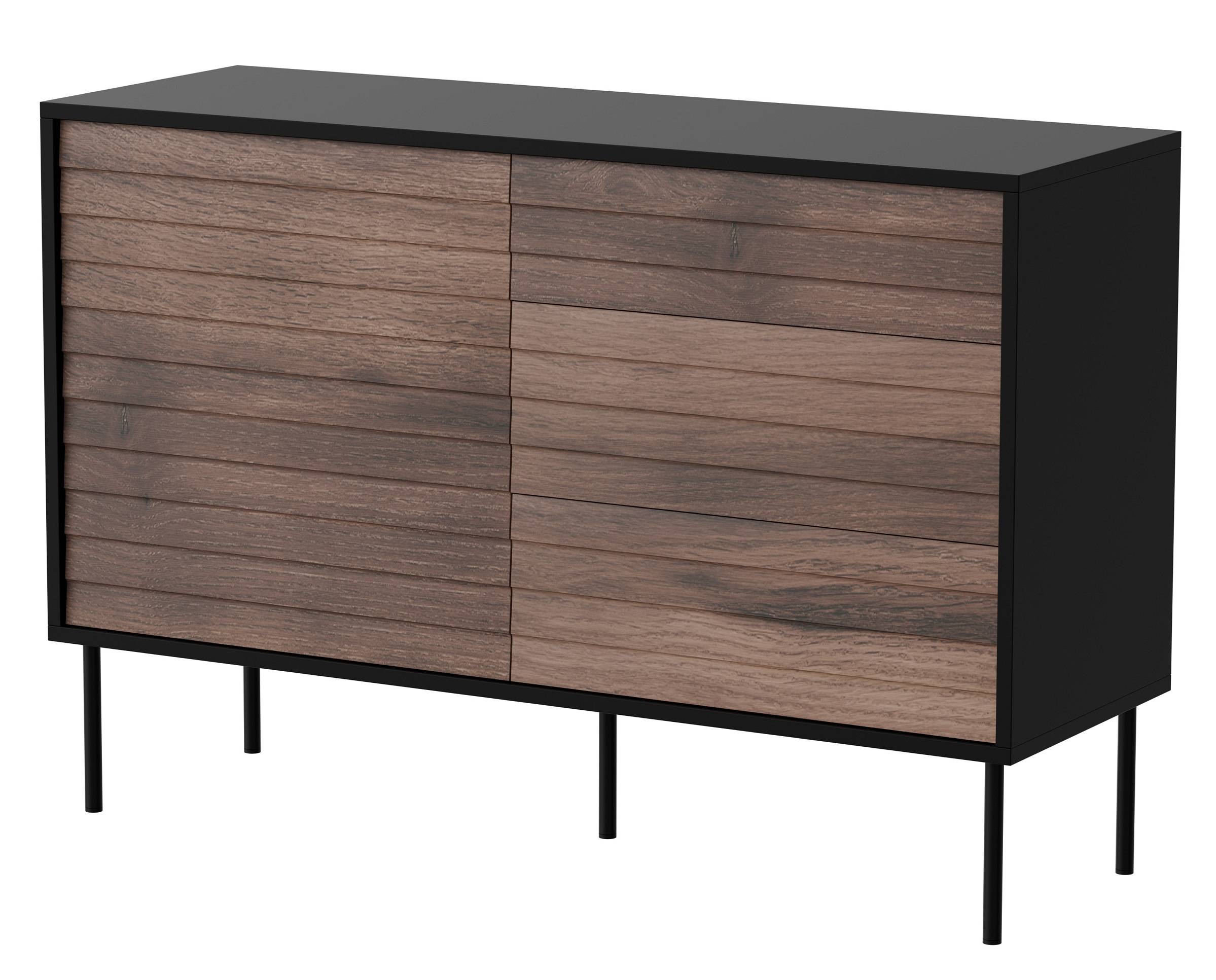 Dizajnová komoda CORTINA 120 1D3S