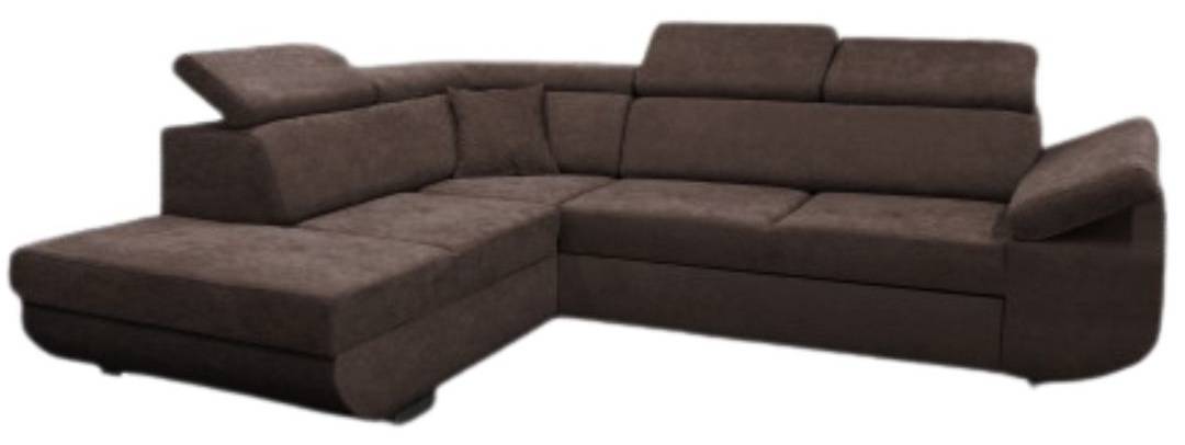 Rohová rozkladacia sedačka MAXIM L