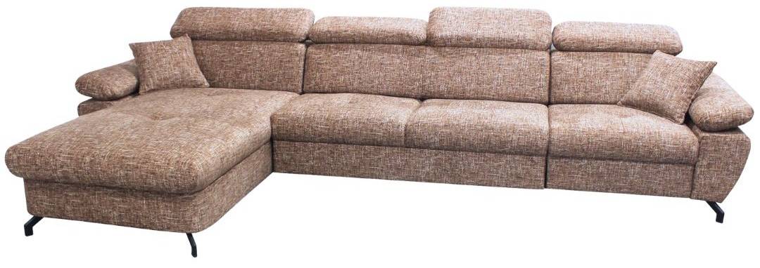 Rohová rozkladacia sedačka MEGAS MAXI L