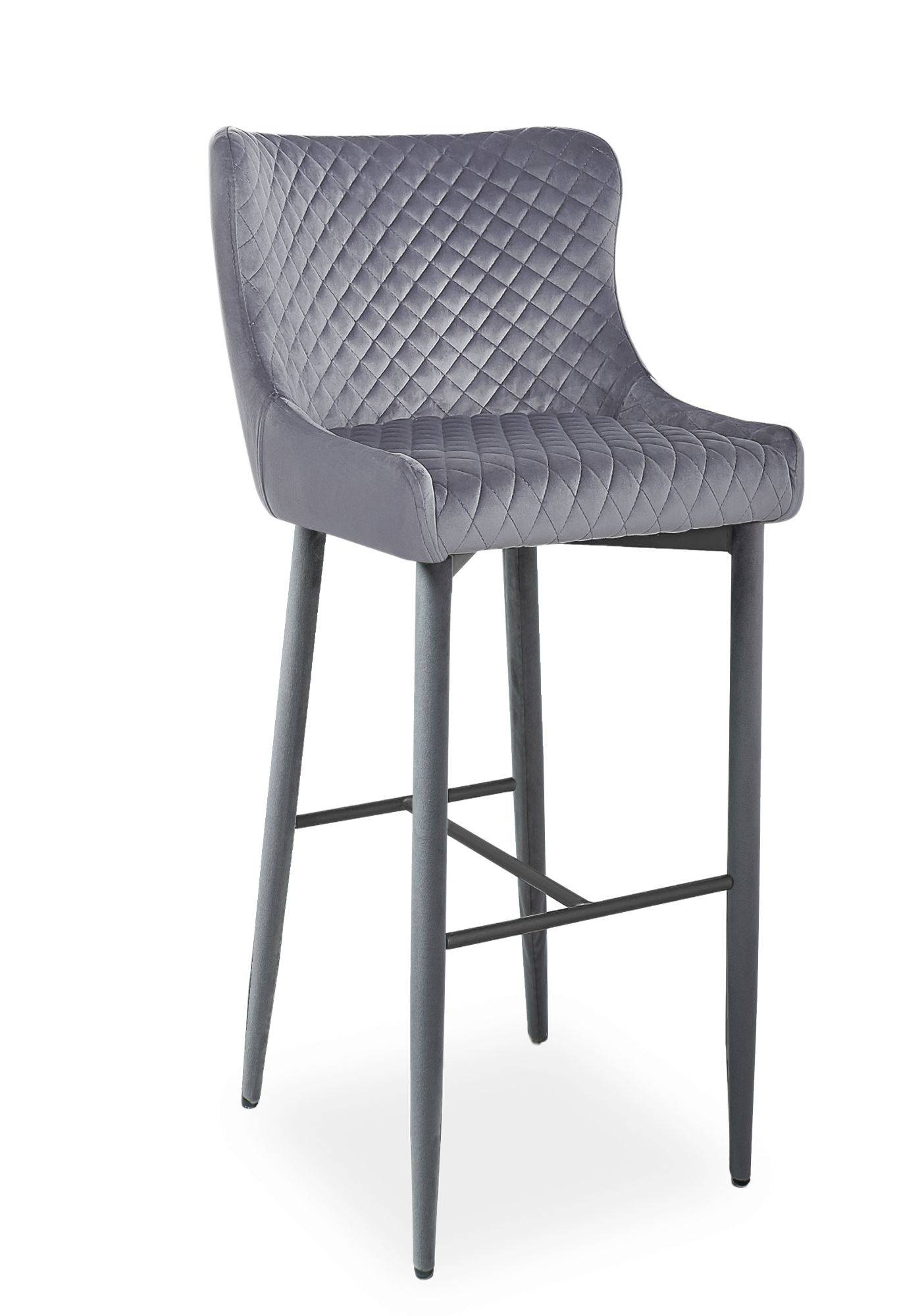 Barová stolička COLIN B Velvet H-1
