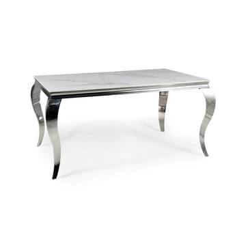 Jedálenský stôl PRINCE CERAMIC CALACATTA 150